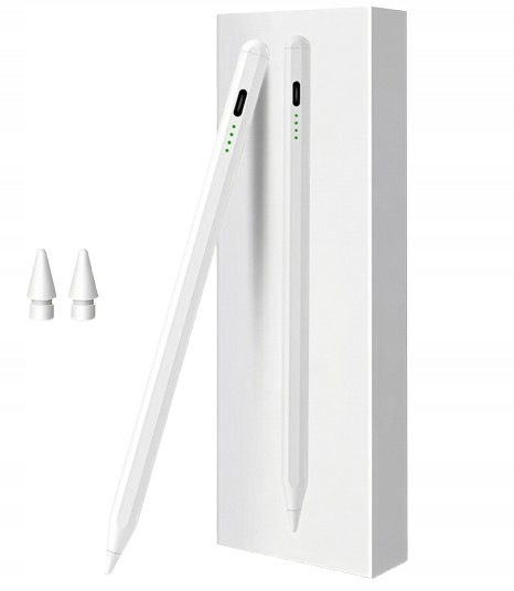 Rysik do Tableta Ipada Smartfona Aktywny Pojemnościowy Biały Stylus Pen Gen