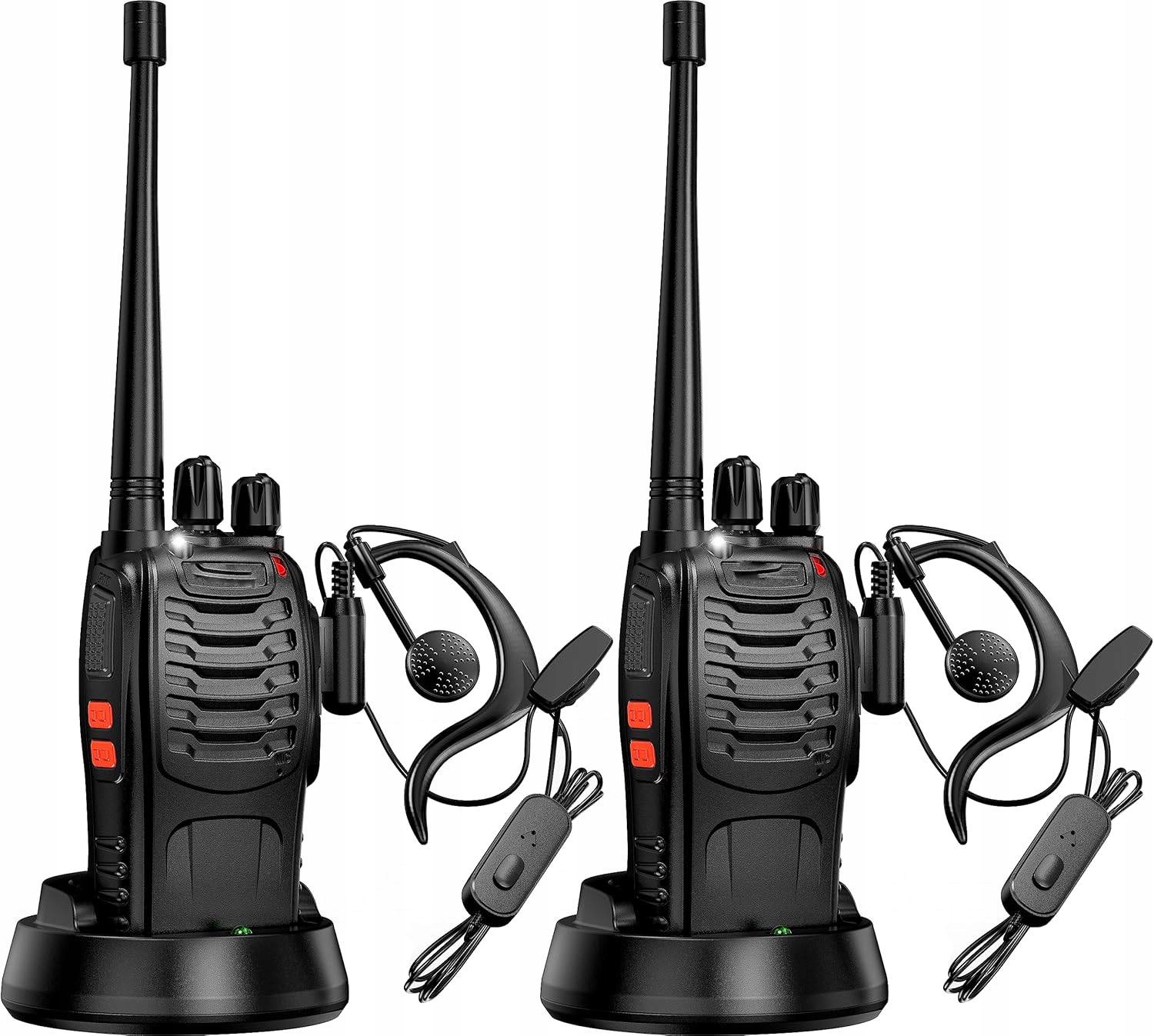 2x Vysílačka vysílačky Baofeng BF-888S Radiotelefon Pmr Velký Dosah