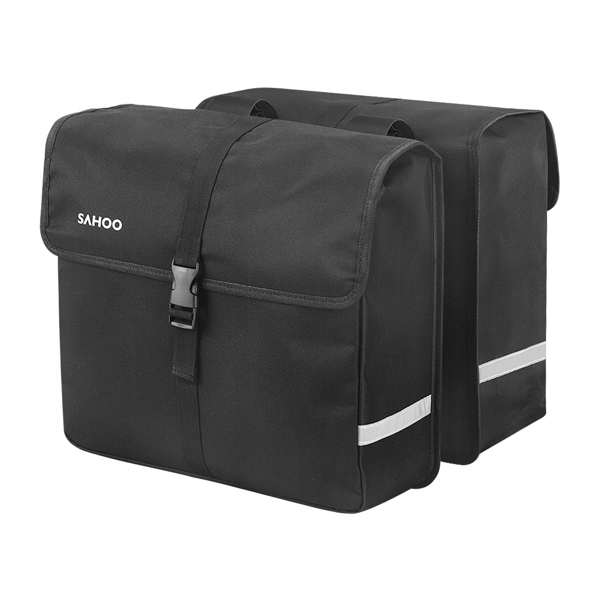 Sakwa rowerowa tylna Sahoo odblaski wytrzymała pojemna duża