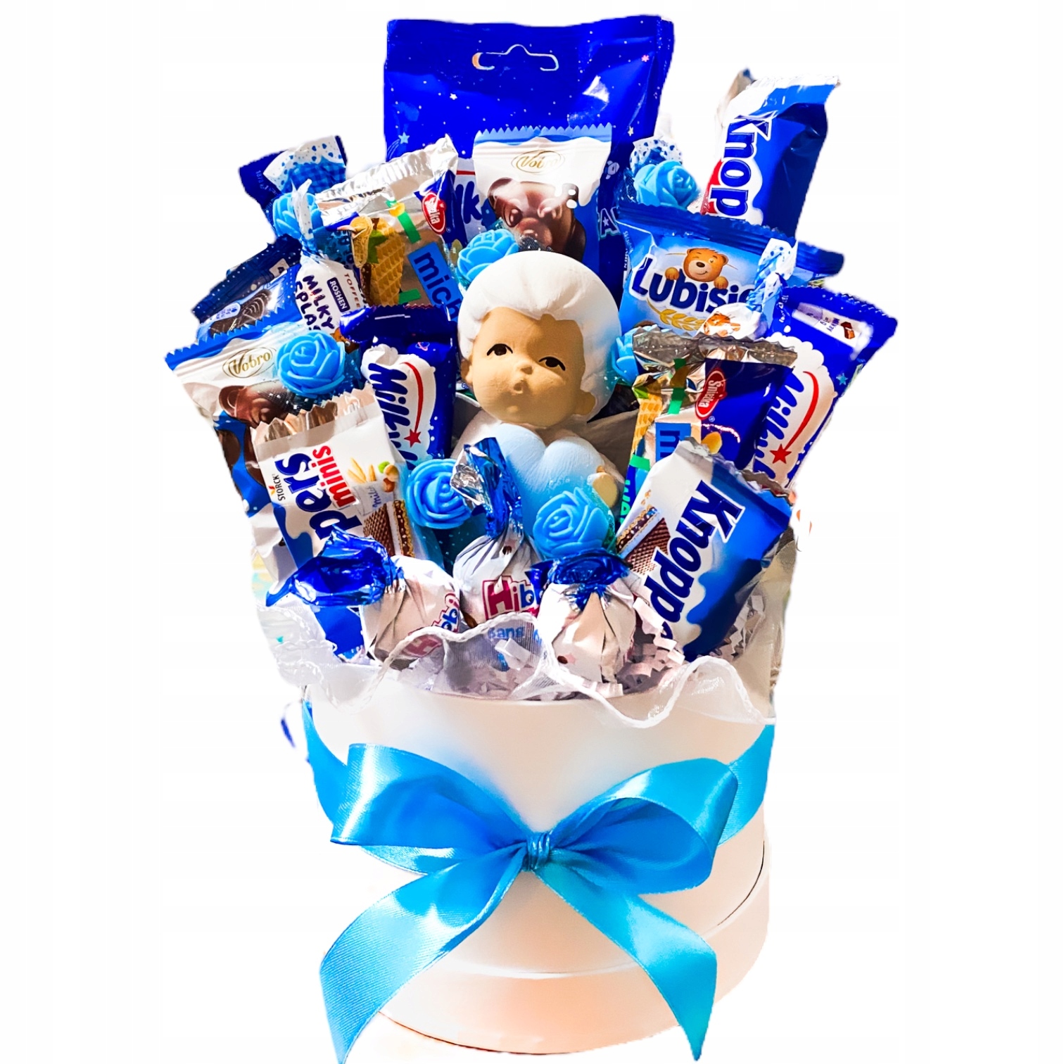 na Urodziny Dla Dziecka Słodycze niebieski Milkyway Lubisie Oreo