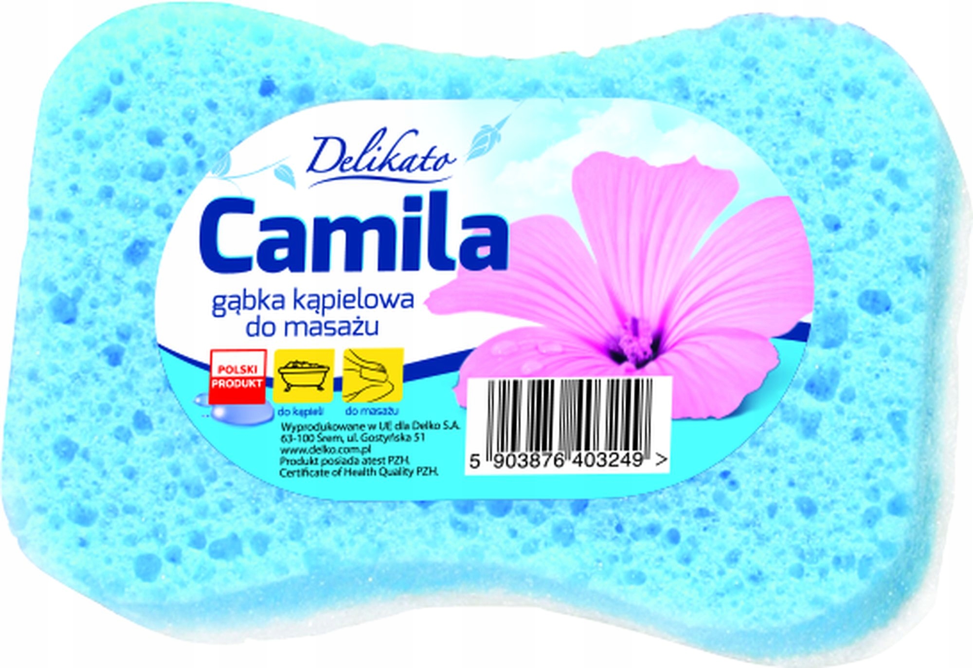 

Camila Delikato gąbka kąpielowa do masażu