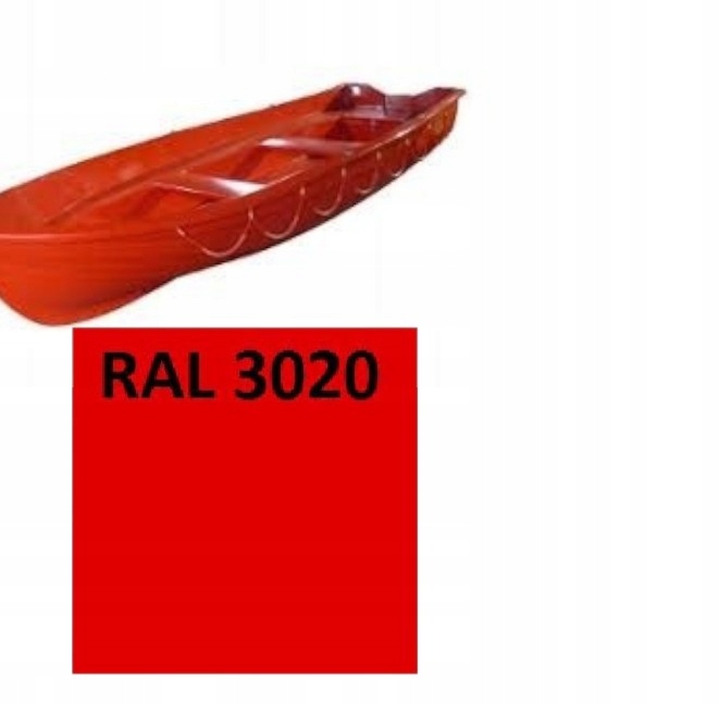 Gelkot Topkot Ral 3020 Červená Polyesterová Pryskyřice Skleněná Podložka Loď 5 kg