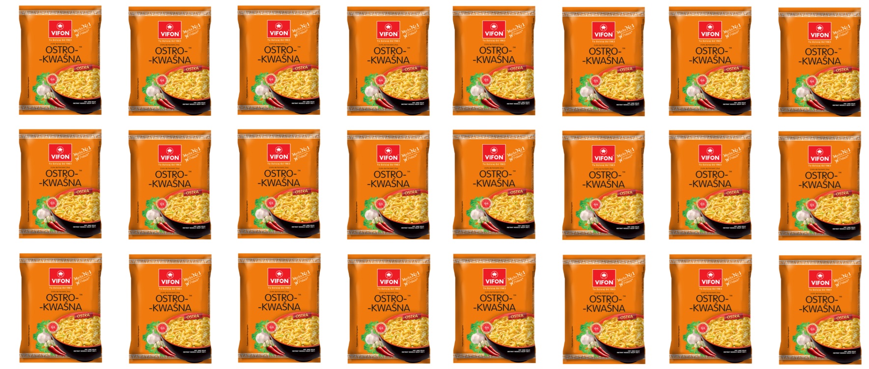 Levně 24x 70g Vifon Ostrokyselá polévka Karton