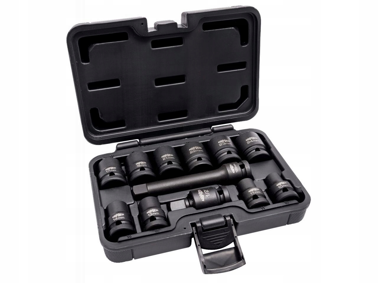 Nasadki udarowe 1/2" - zestaw 10 elementów