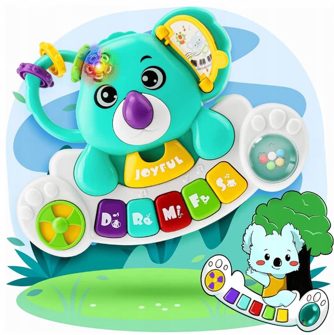 EDUKACYJNE PIANINKO MUZYCZNE ORGANKI INTERAKTYWNE MUZYKA MIŚ KOALA PROMERCO Marka Pozostałe