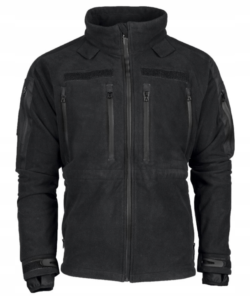 Mil-Tec Bluza Polarowa Fleece Plus Czarna S