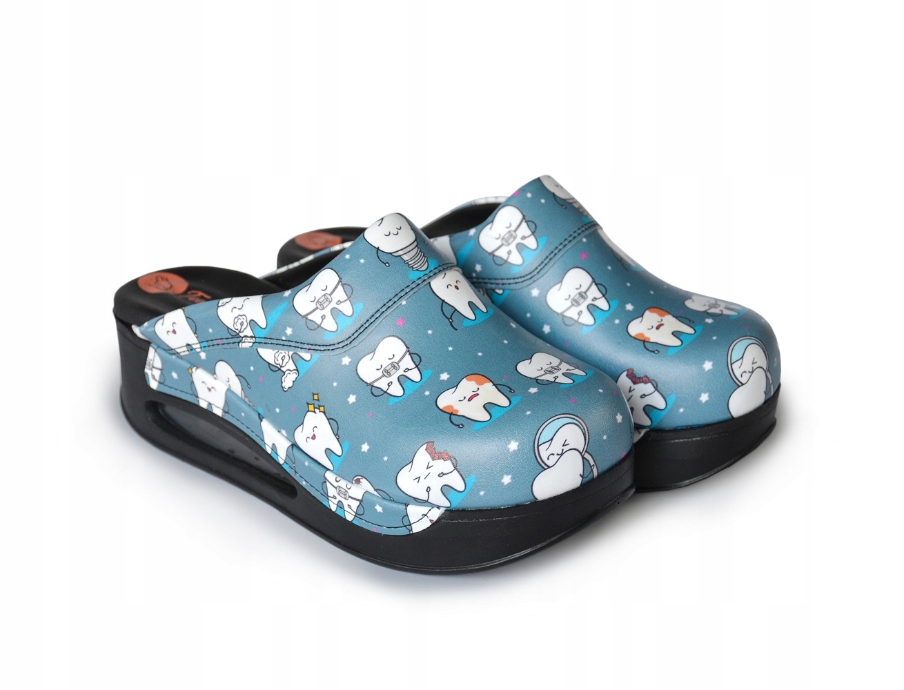 Air Clogs buty medyczne ze wzorem dentystycznym 37