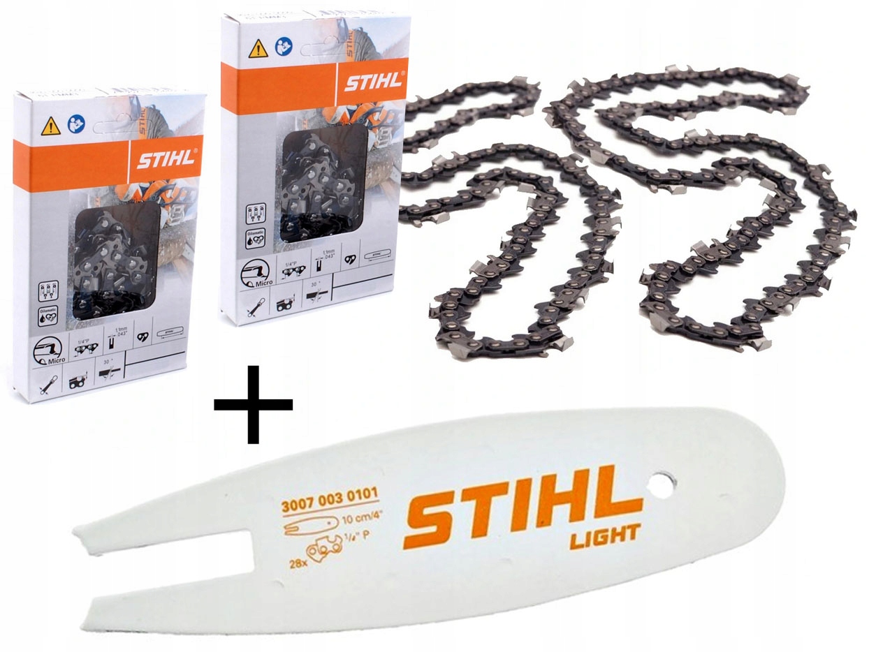 

Oryginał Prowadnica 10 CM 2 Łańcuchy Stihl Gta 26