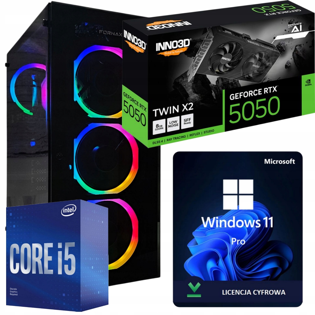 Herní Set Shadowblade i5 12400F|32GB|SSD 1TB M.2.|RTX 5050 8GB