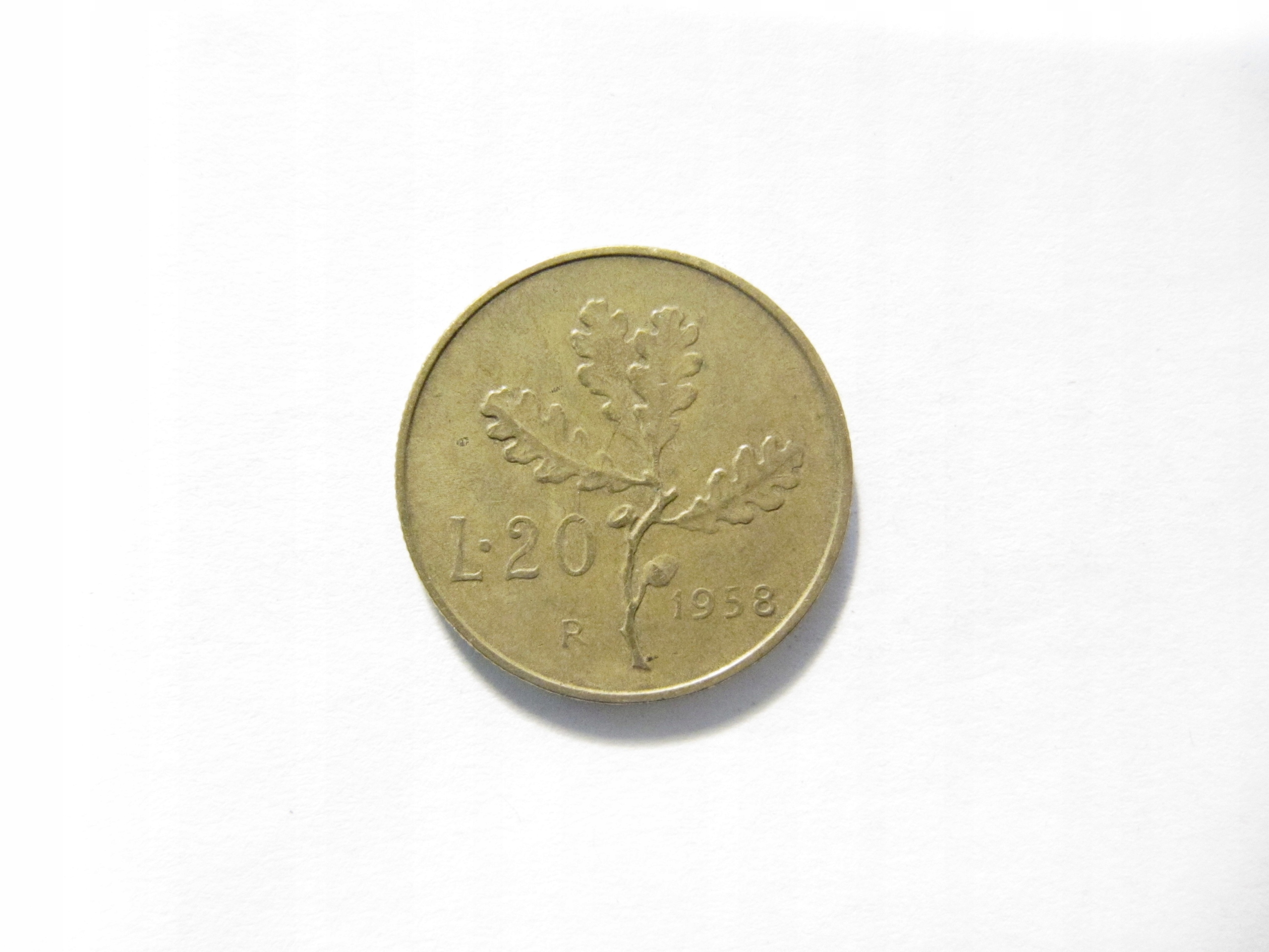 Włochy - 20 lirów 1958 rok .tm44