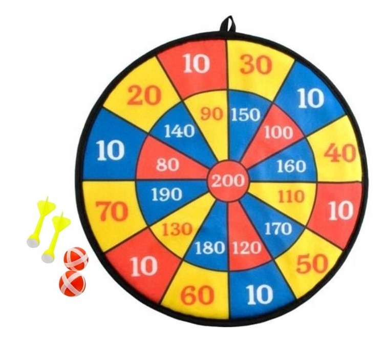Dart Tablica Tarcza Gra na Rzepy Gra w Rzutki Materiał pianka plastik inny