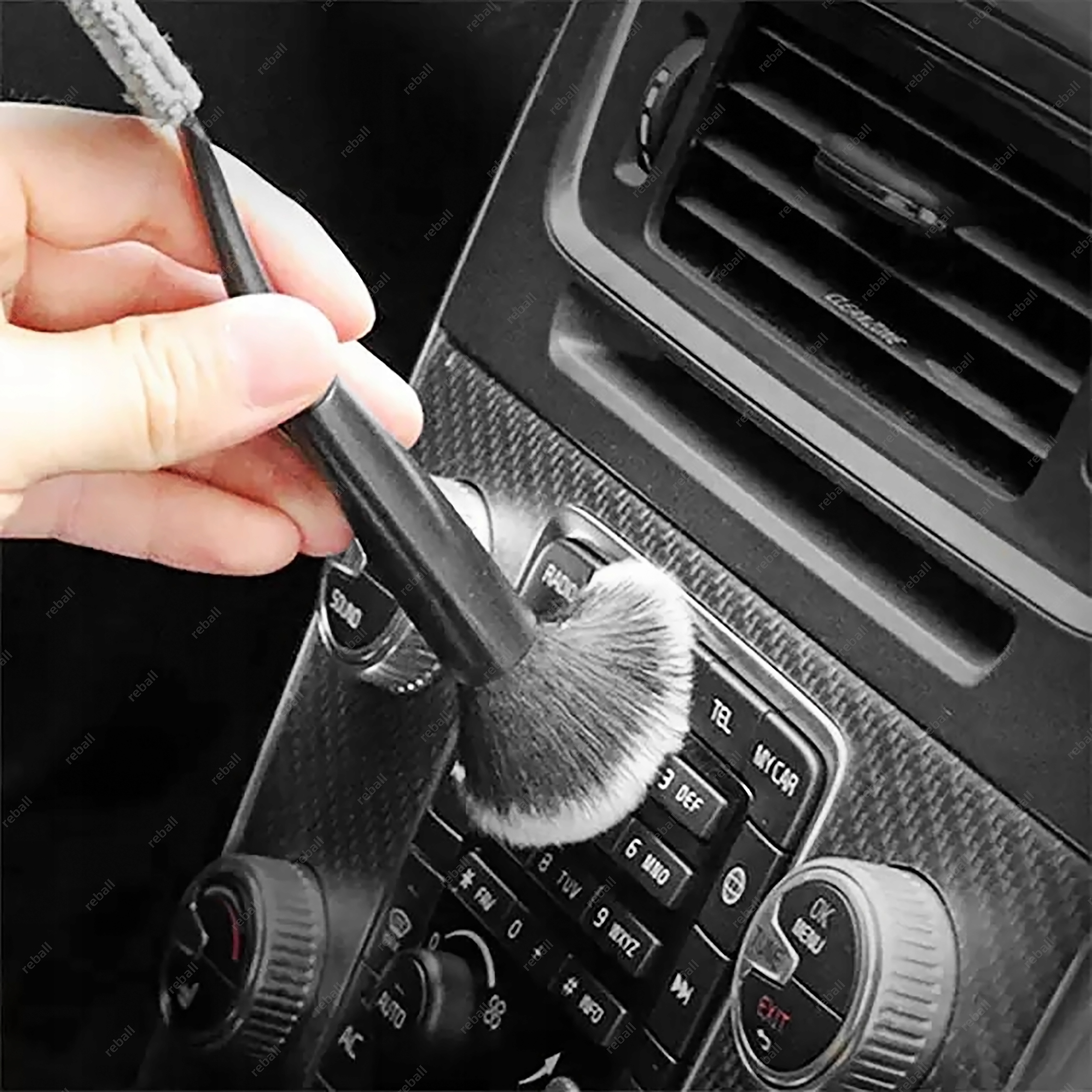 DETAILING SZCZOTKA SZCZELINOWA 2w1 DO MYCIA SAMOCHODU CZYSZCZENIA AUTA EAN (GTIN) 6949639129383