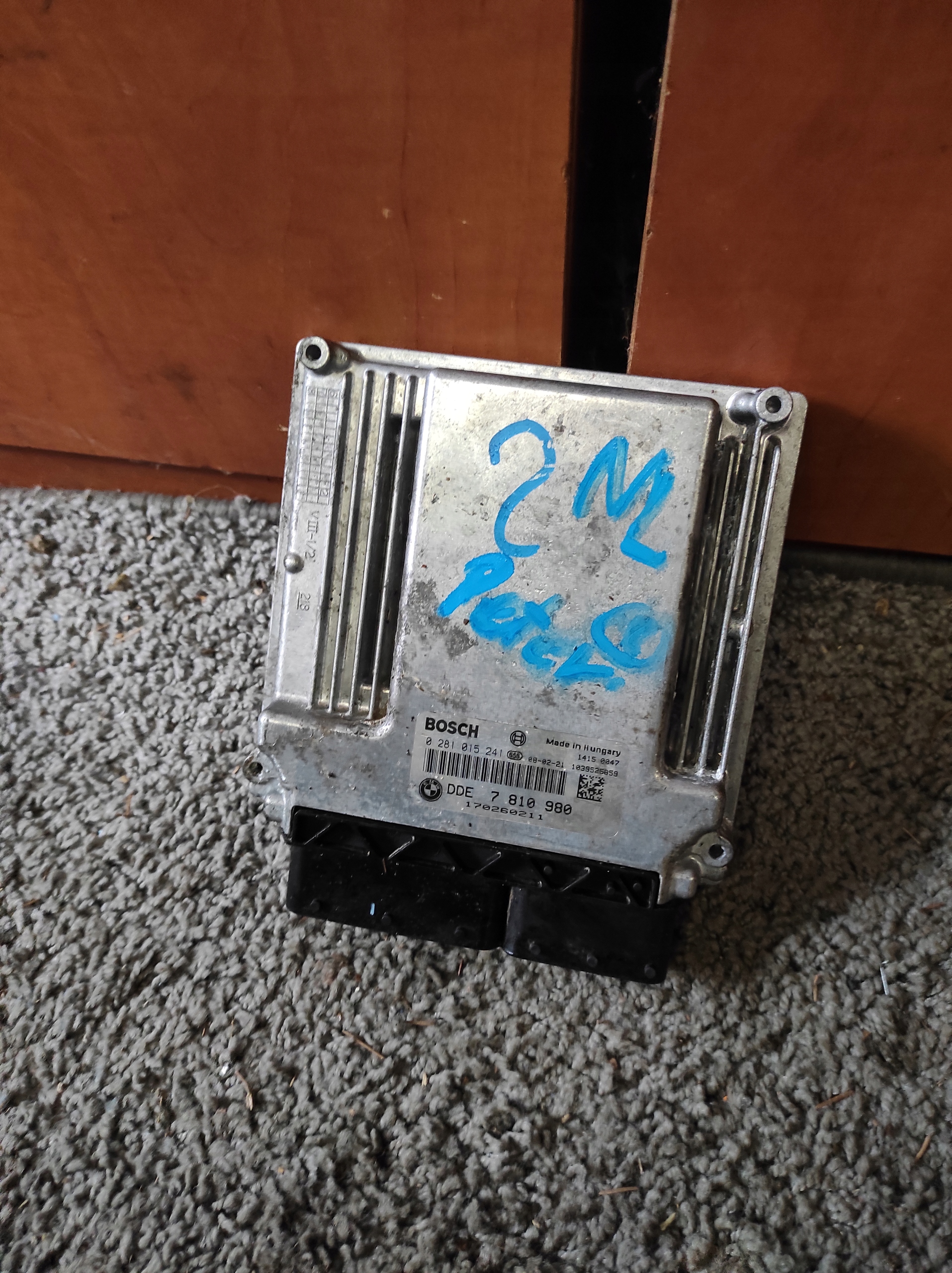COMPUTER DES MOTORS BMW E63 E64 7810980 0281015241