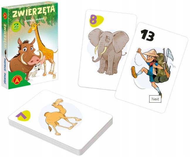 

Karty Piotruś Zwierzęta Alexander 2614