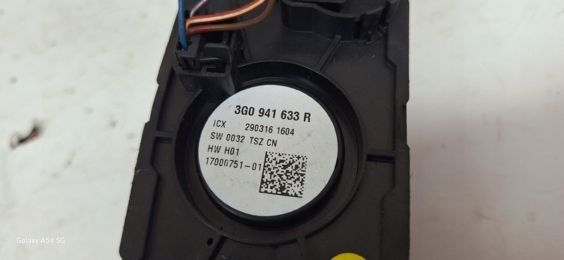 light switch VW PASSAT B8 3G0941633R