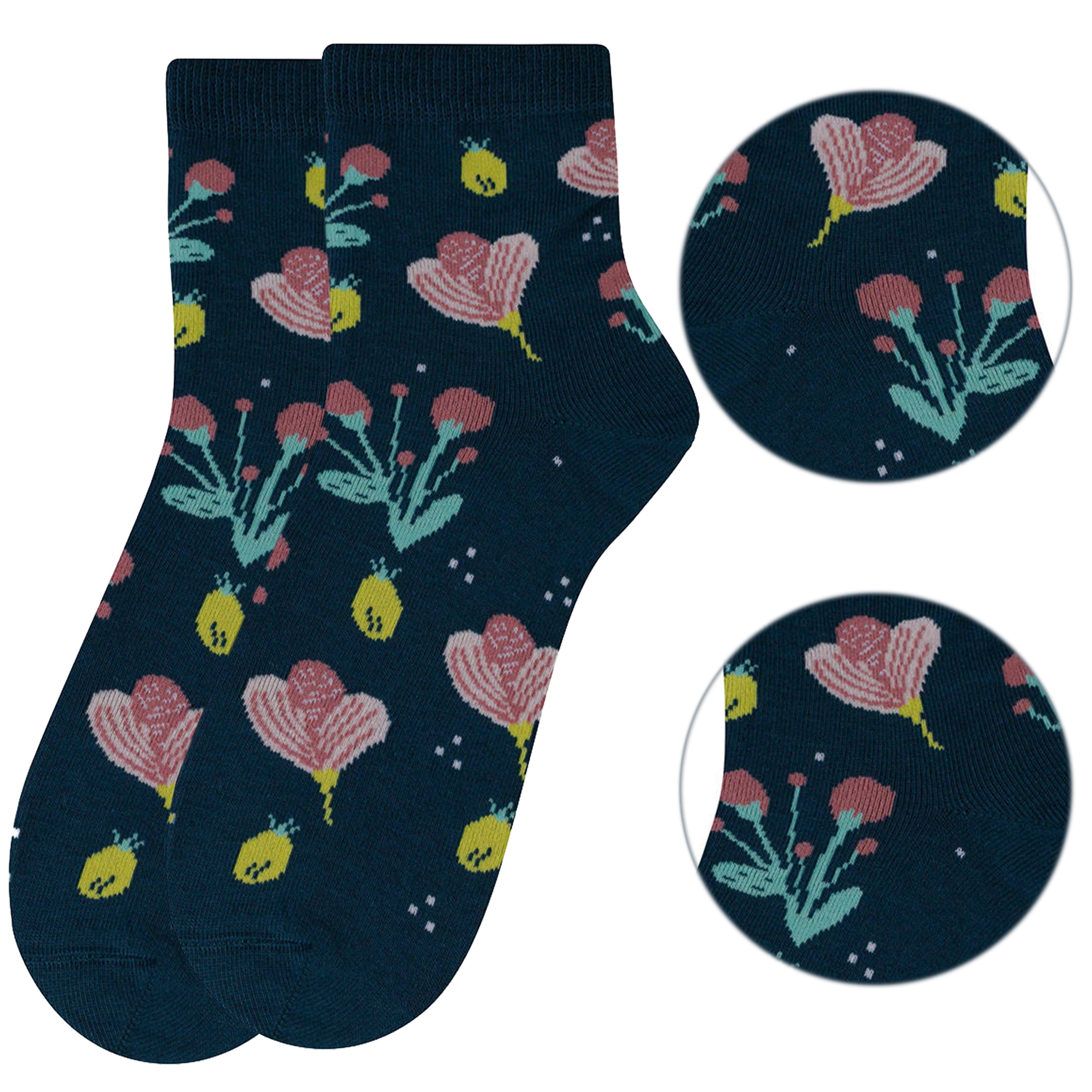 

Skarpety Damskie Wola W84.01P Kwiaty T80 36/38