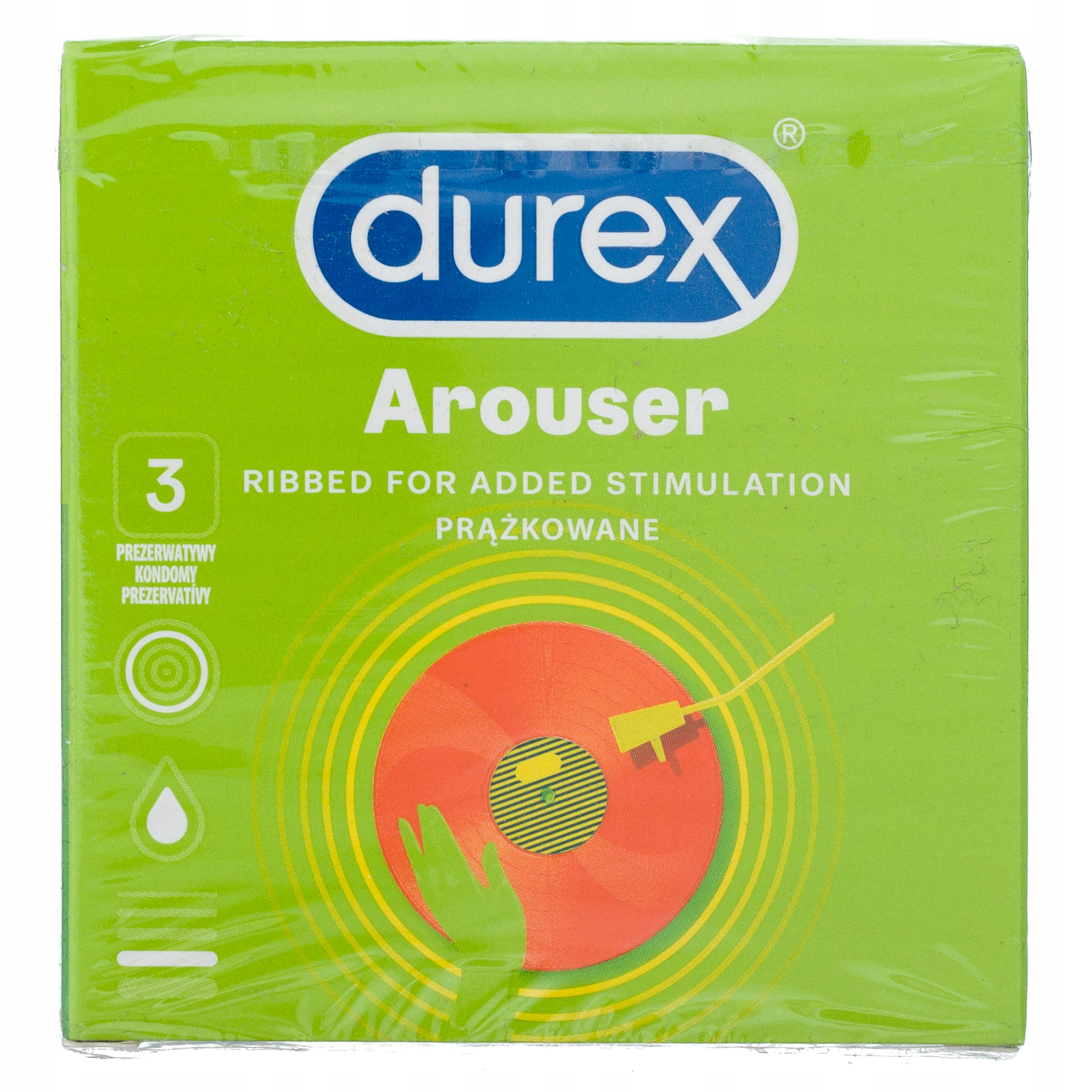 

Durex Arouser Prążkowane potęgujące doznania 3szt