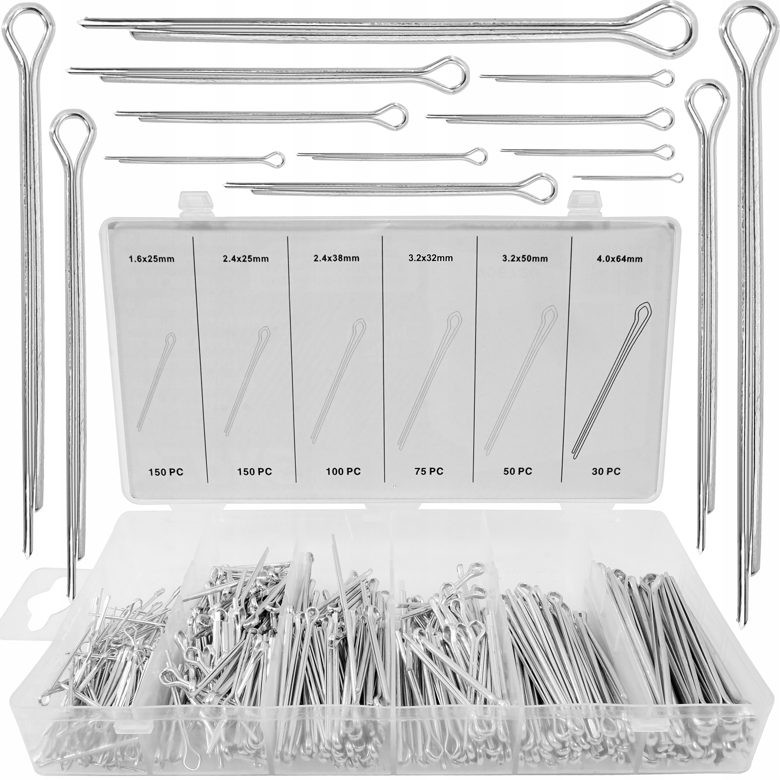 ZAWLECZKI PROSTE ROZGINANE ZESTAW ZAWLECZEK PROSTYCH ZABEZPIECZENIE 555 EL