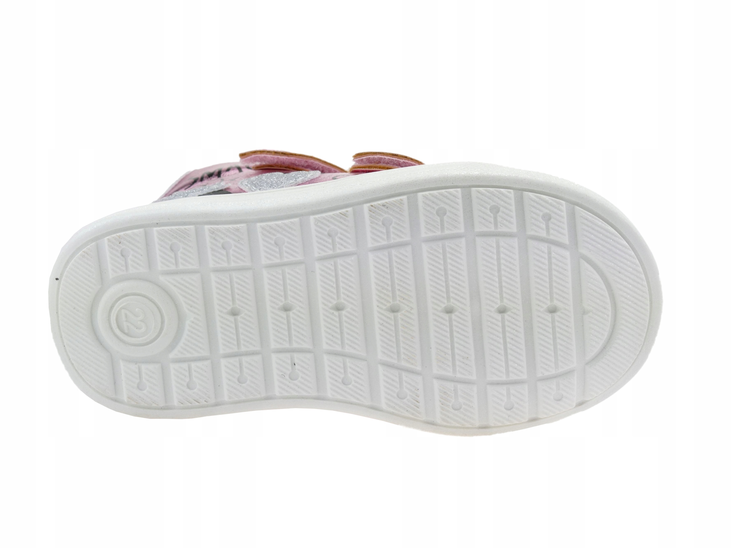 DZIEWCZĘCE TRZEWIKI PÓŁBUTY DZIECIĘCE BOTKI BUTY PRZEJŚCIOWE NA RZEPY R. 21 Kolor wielokolorowy