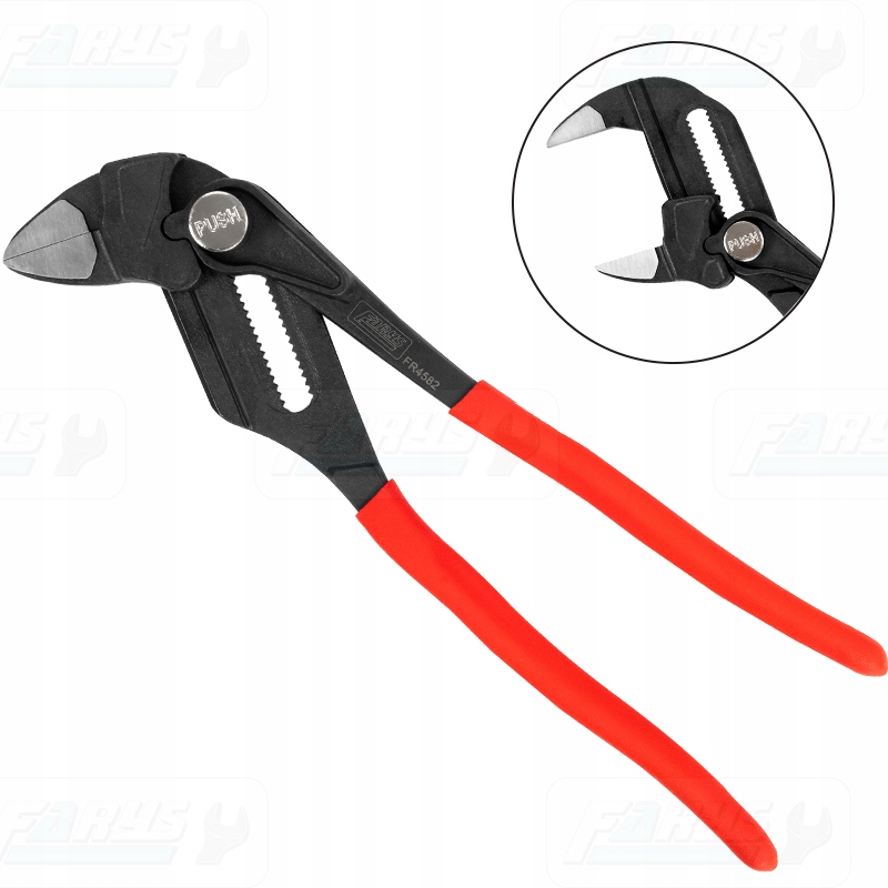 Kleště stavitelné 250mm ploché nastavitelné na armatury