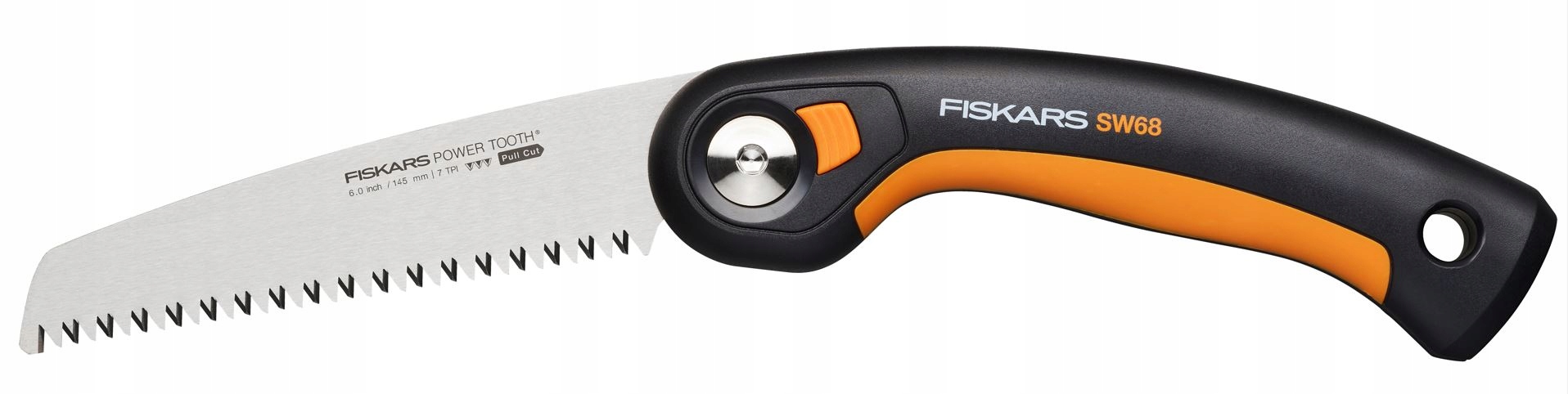 Fiskars Piła ręczna do gałęzi krótka ogrodowa składan 3 pozycje cięcia SW68