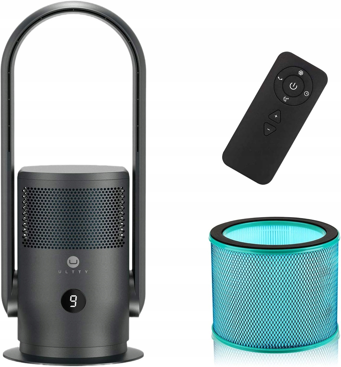 Rotorlos stĺpový ventilátor 60 cm bez lopatiek s Hepa filtrom diaľkový ovládač časovač