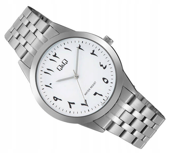 Pánské Klasické Čitelné Hodinky Qq C00A-014P 30 M Kovový Náramek