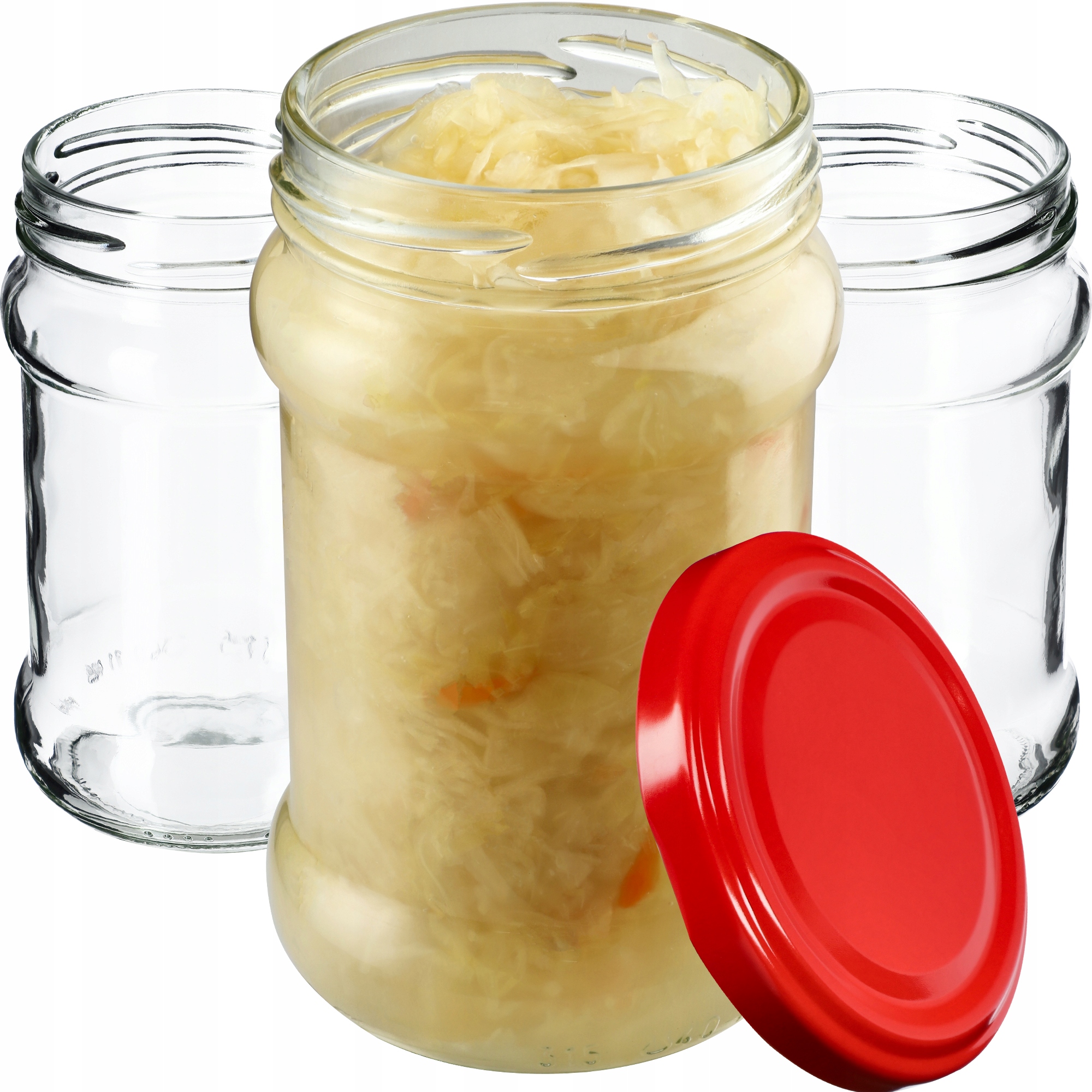 

20x Słoiki 315ml Na Przetwory Dżem Miód Z Zakrętką