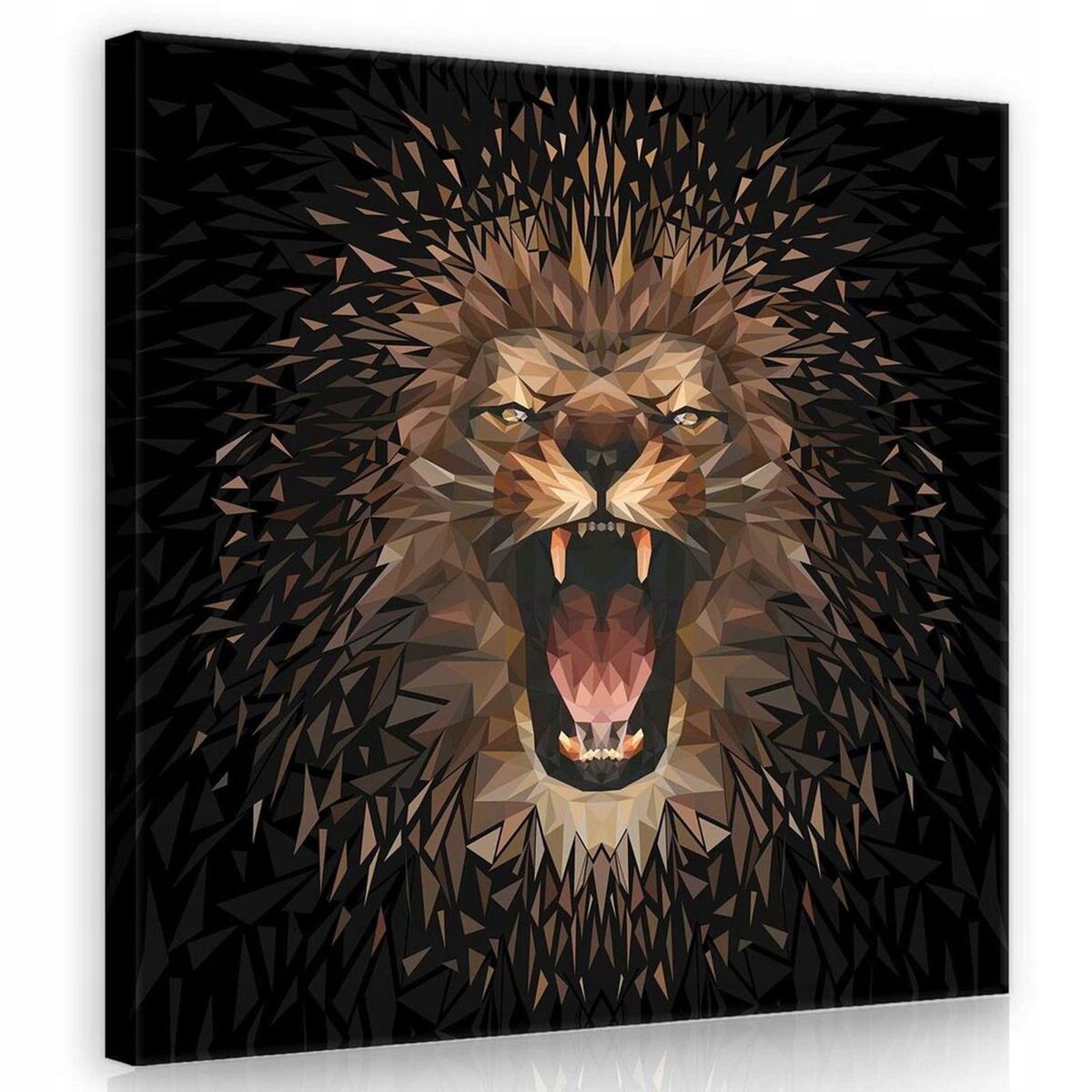 Obraz Na Plátně Canvas 80x80 Lev Řev Grafika