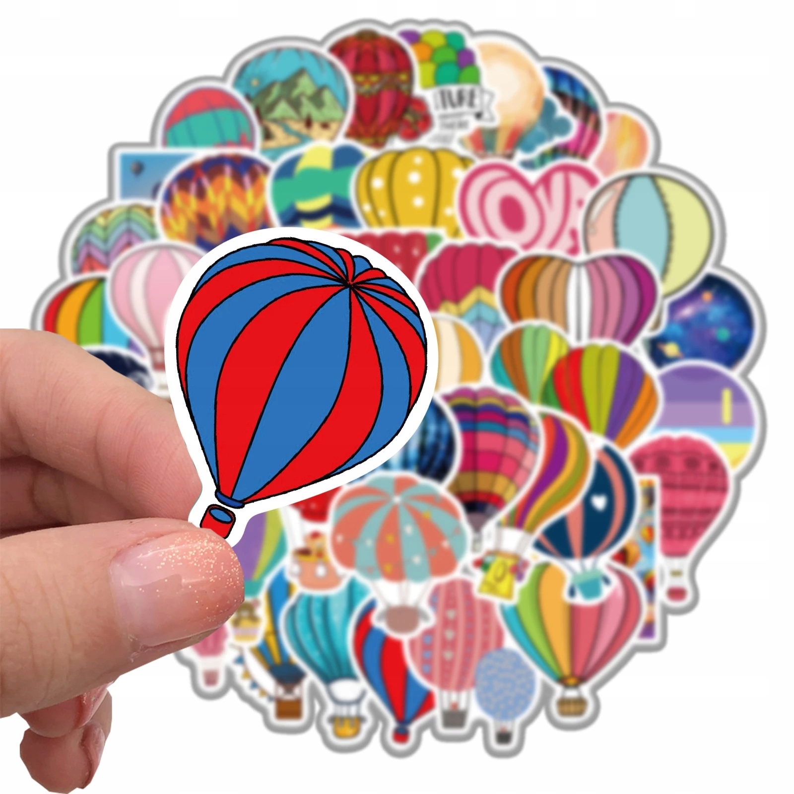 

Naklejki Wlepy Stickers Bomb MIX Balony 50szt
