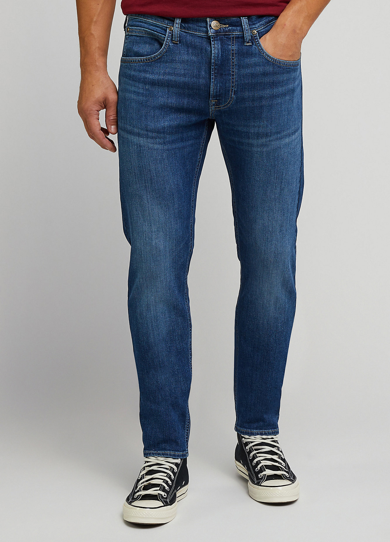 Lee Luke Slim Tapered East New York Pánské Džíny W36 L34