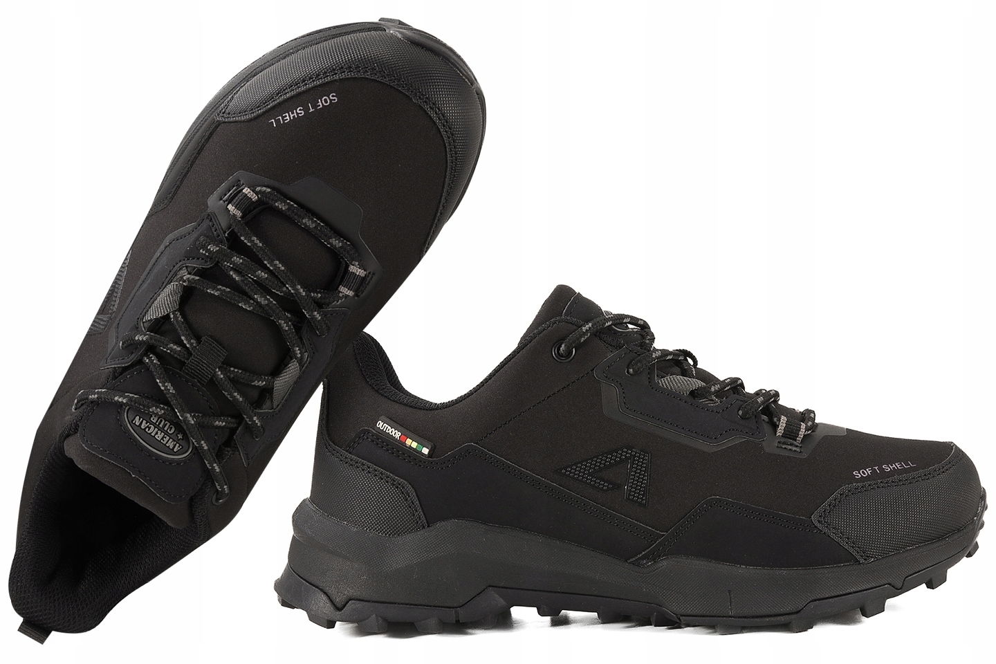 American Club HL111 Pánská Softshellová Sportovní Obuv, černá, velikost 43