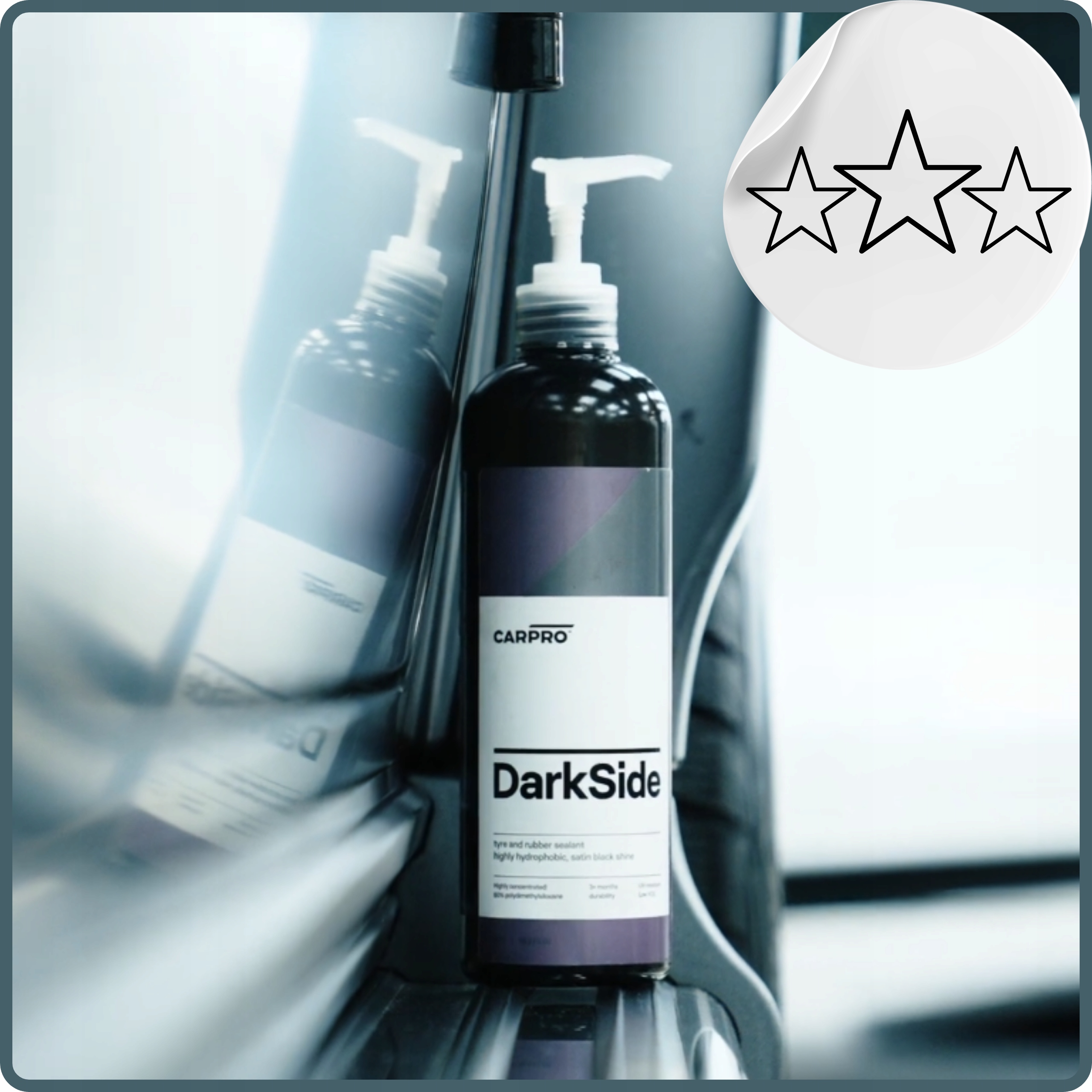 CarPro DarkSide Trwały Dressing do Opon i Gumy, Satynowe Wykończenie 500ml EAN (GTIN) 8809397812300