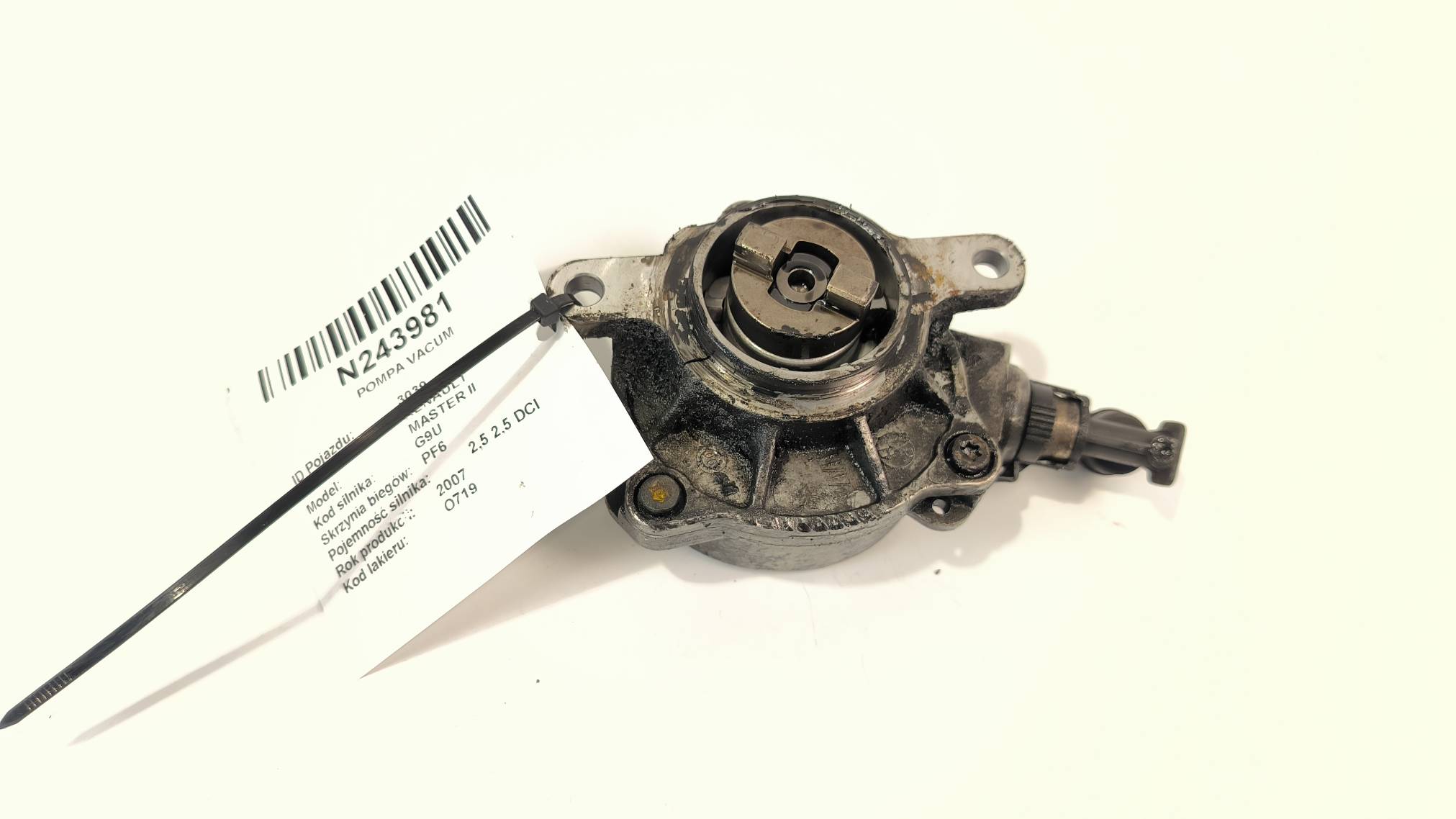 pump VACUM 8200478188A RENAULT MASTER II