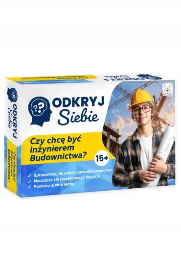 Gra planszowa Odkryj siebie. Czy chcę być inżynierem budownictwa? Ideal