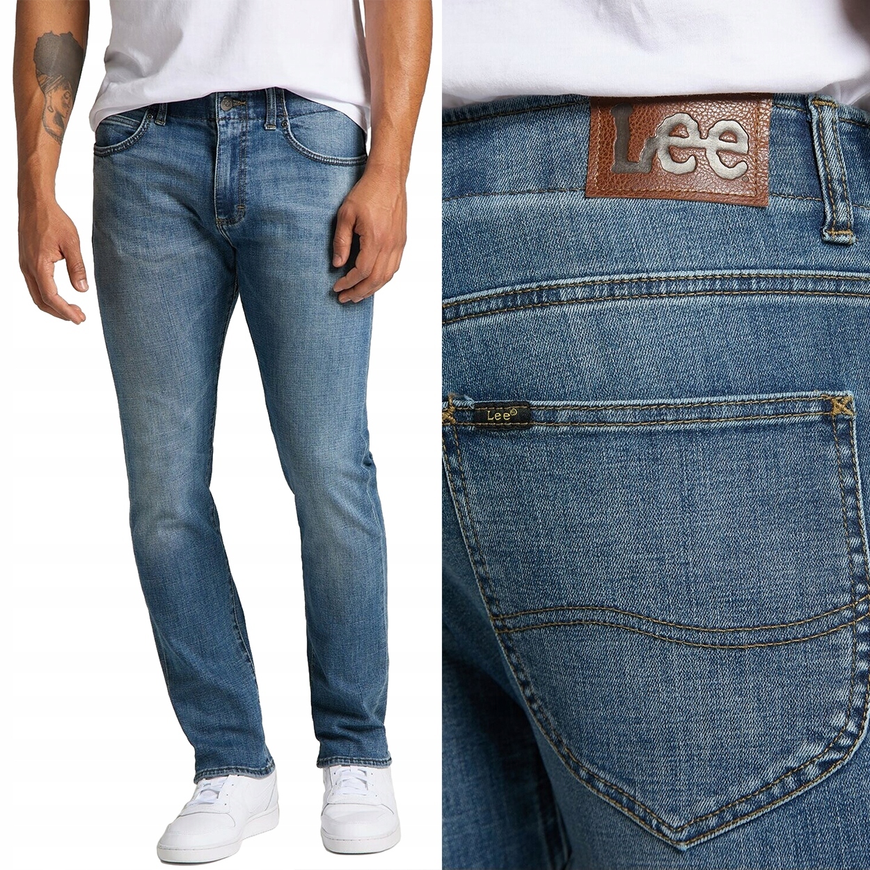 Lee Slim Fit Extreme Motion pohodlné přiléhavé džínové kalhoty W30 L34