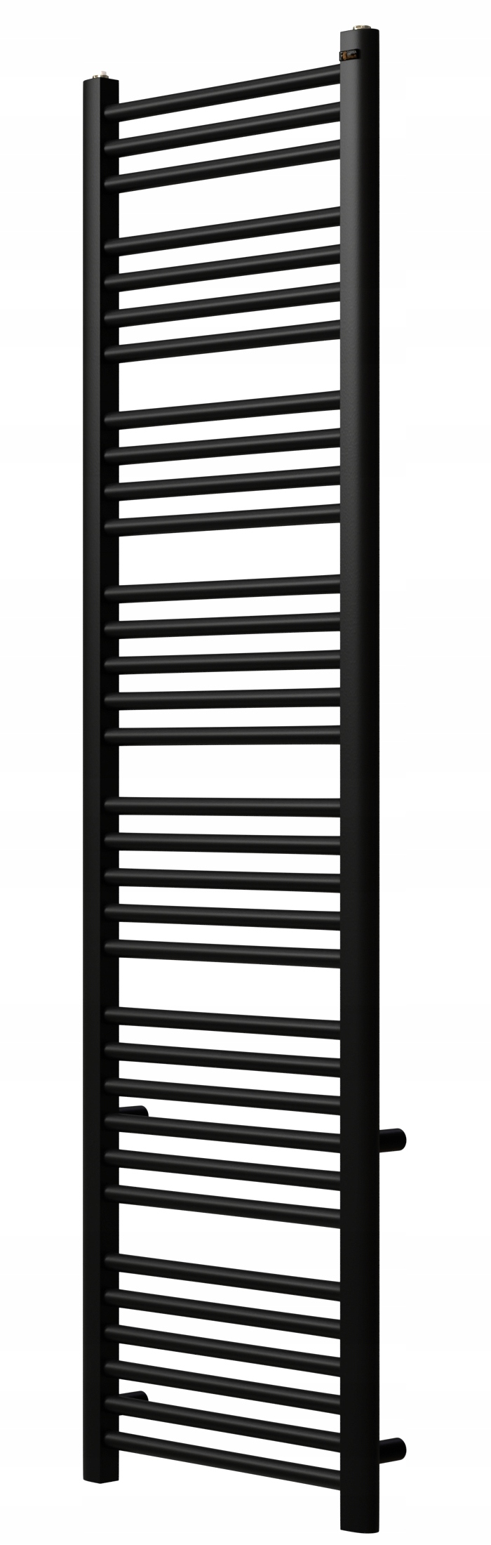 Kúpeľňový Ohrievač Rebrík Čierny 40 cm Hugo 160x40 Poľský Výrobca