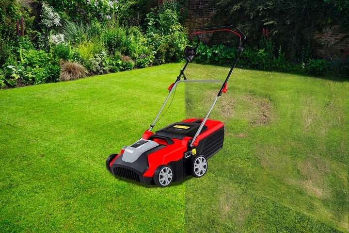 WERTYKULATOR AERATOR ELEKTRYCZNY 3W1 MOCNY FULL MAX 1800 W + GRATIS Seria WERTYKULATOR AERATOR ELEKTRYCZNY 1800W