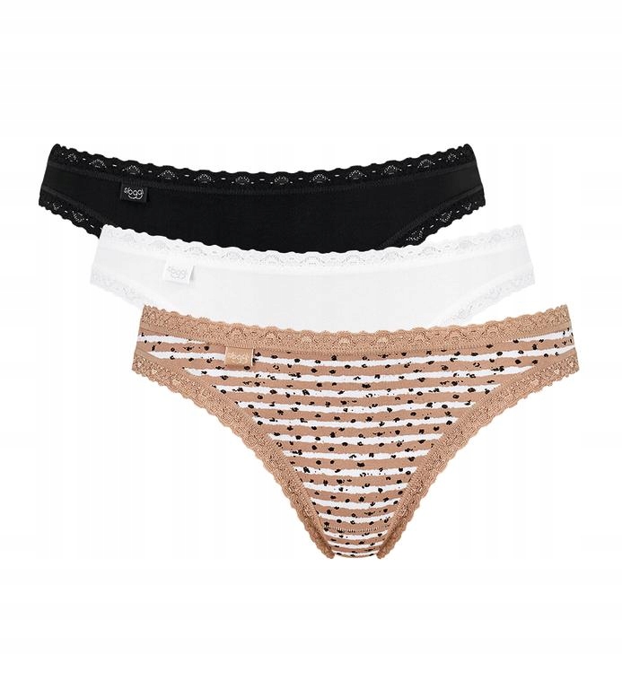 

3-PAK Majtki Sloggi Weekend Tanga 40 / M001