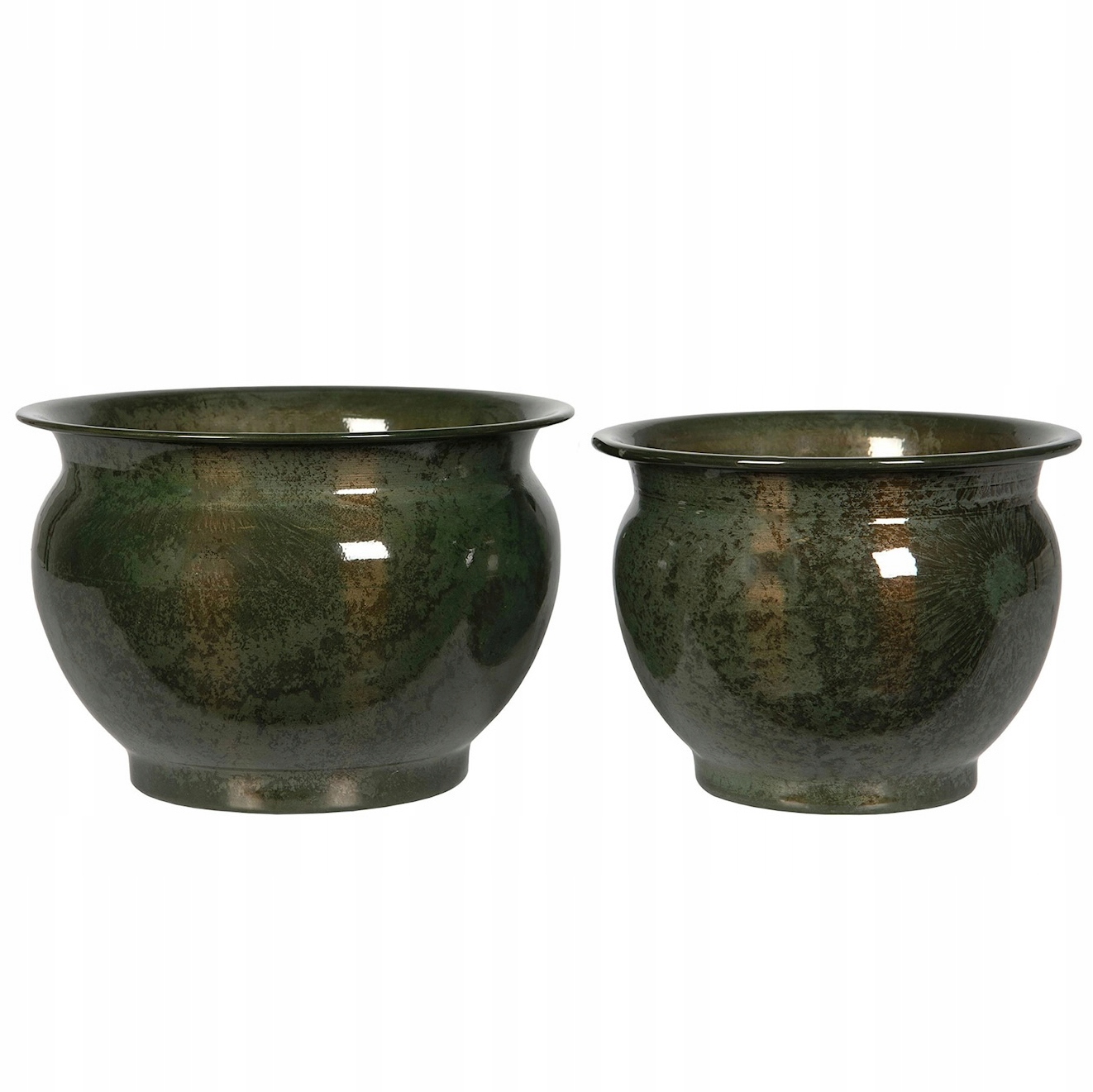 Obal Na Květináč Na Balkon Terasa Zelený Loft 21 cm Na Bonsaje Květiny