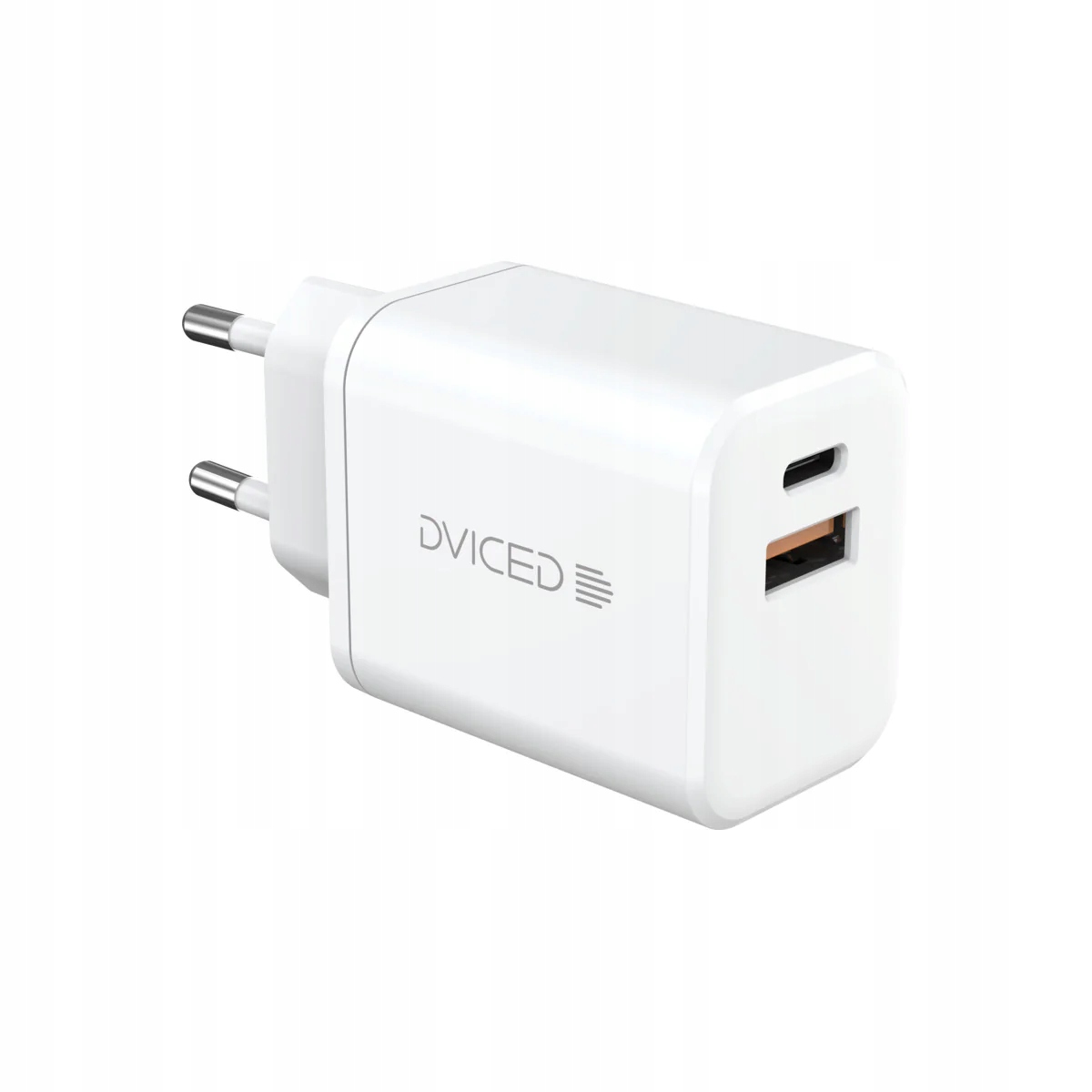 Nabíječka 35W GaN Dviced 1× Usb-a, 1× Usb-c s kabelem bílá