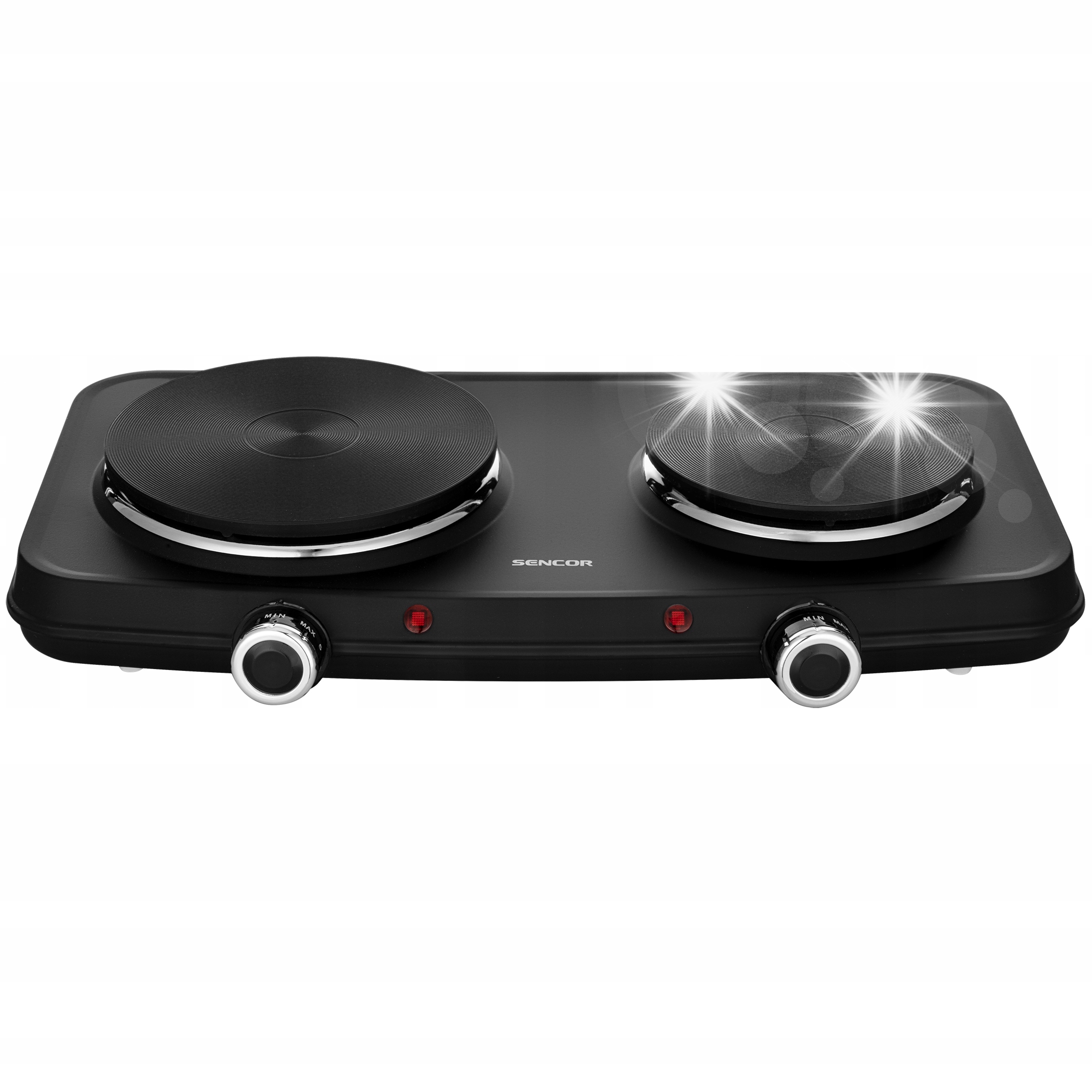 Kuchenka elektryczna turystyczna dwupalnikowa Sencor SCP2254BK-EUE4 2500W