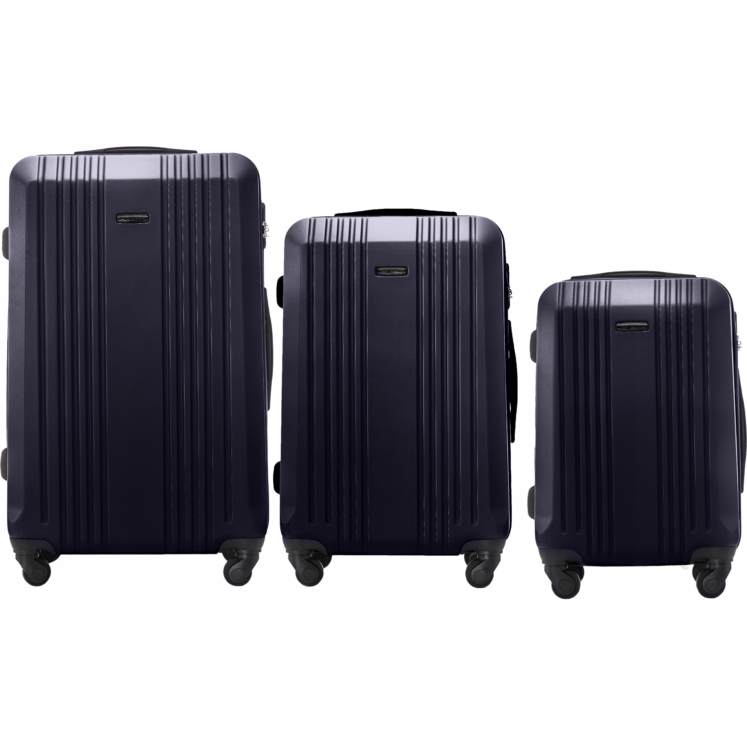 Zestaw 3 Walizek Podróżnych L, M, S Abs+ 4 Koła Zamek Szyfrowy Wings KST01U