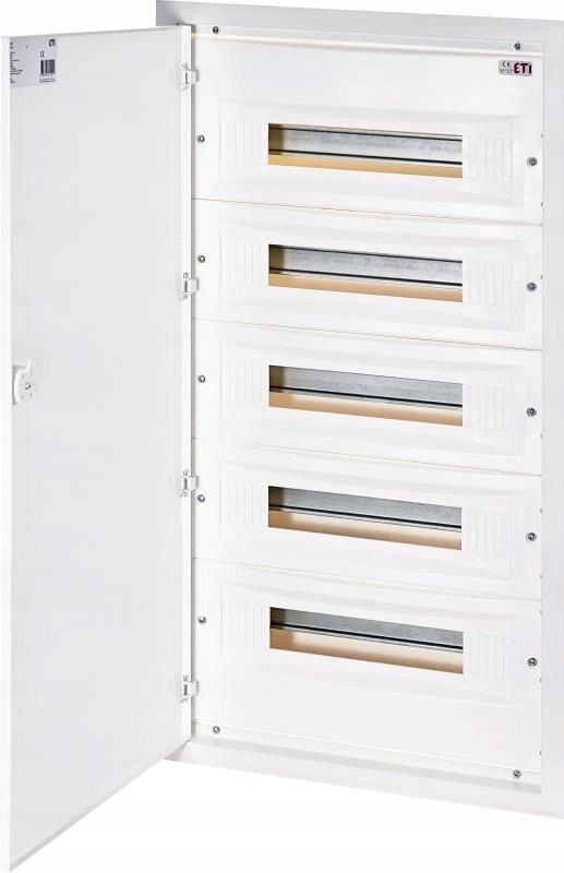 Rozdzielnica modułowa podtynkowa 5x18 drzwi metalowe ERP18-5 001101216 Eti