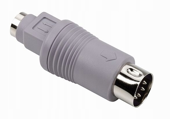 Adapter PS/2 6-pin (gniazdo) - XT-AT 5-pin (wtyk)
