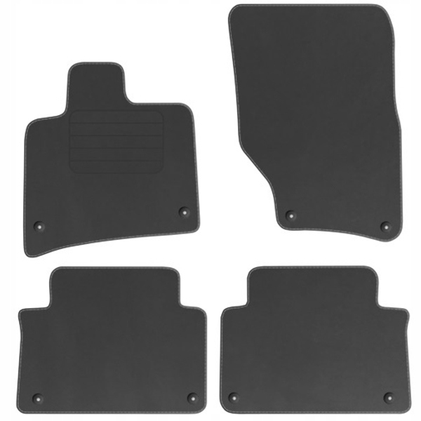 Audi Q7 I 05-15 Velurové koberce Comfort Grafit