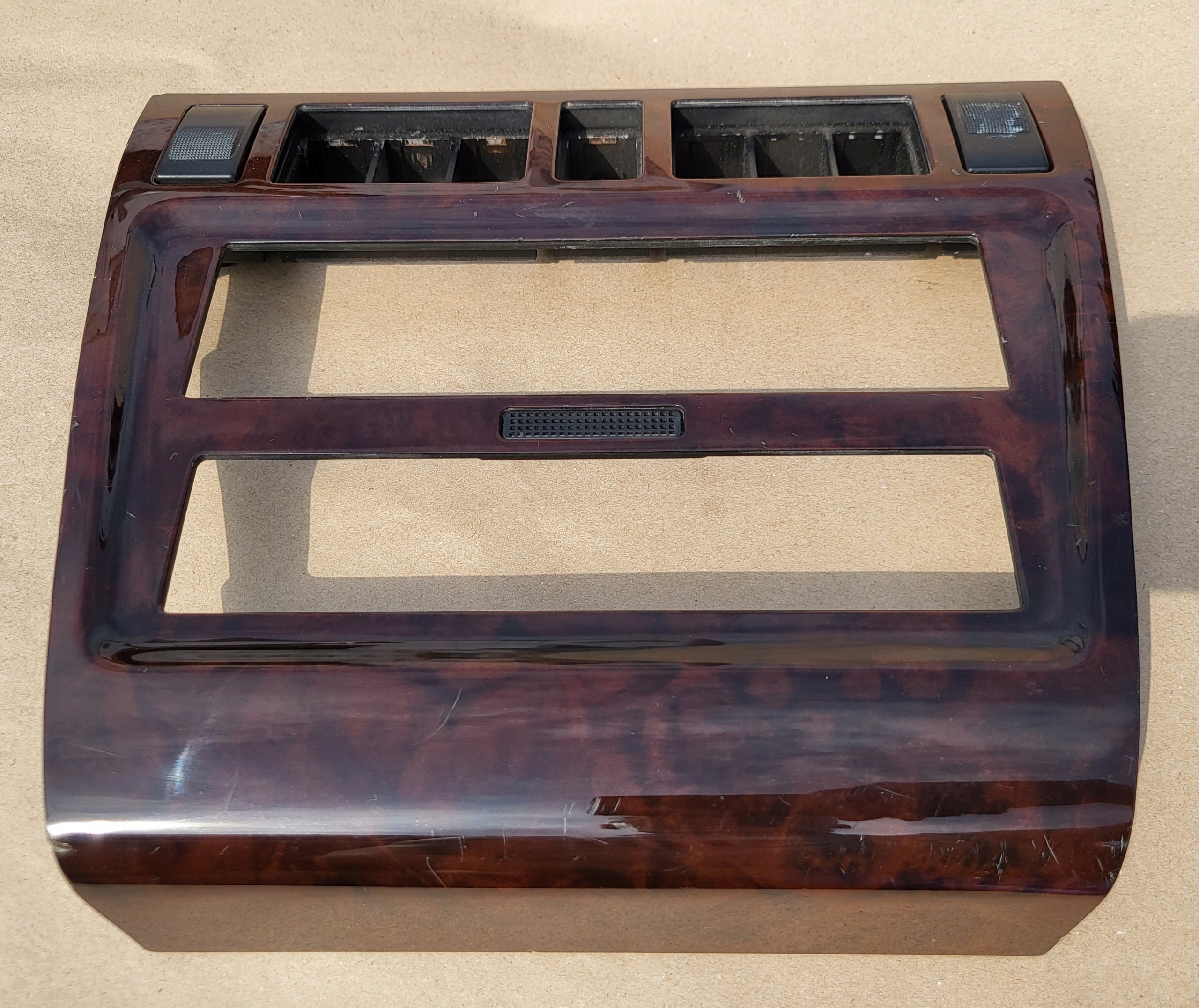Châssis Console Moyen KOKPITU RADIA DEKOR Bois AUDI A8 D2 4D0820325 OE