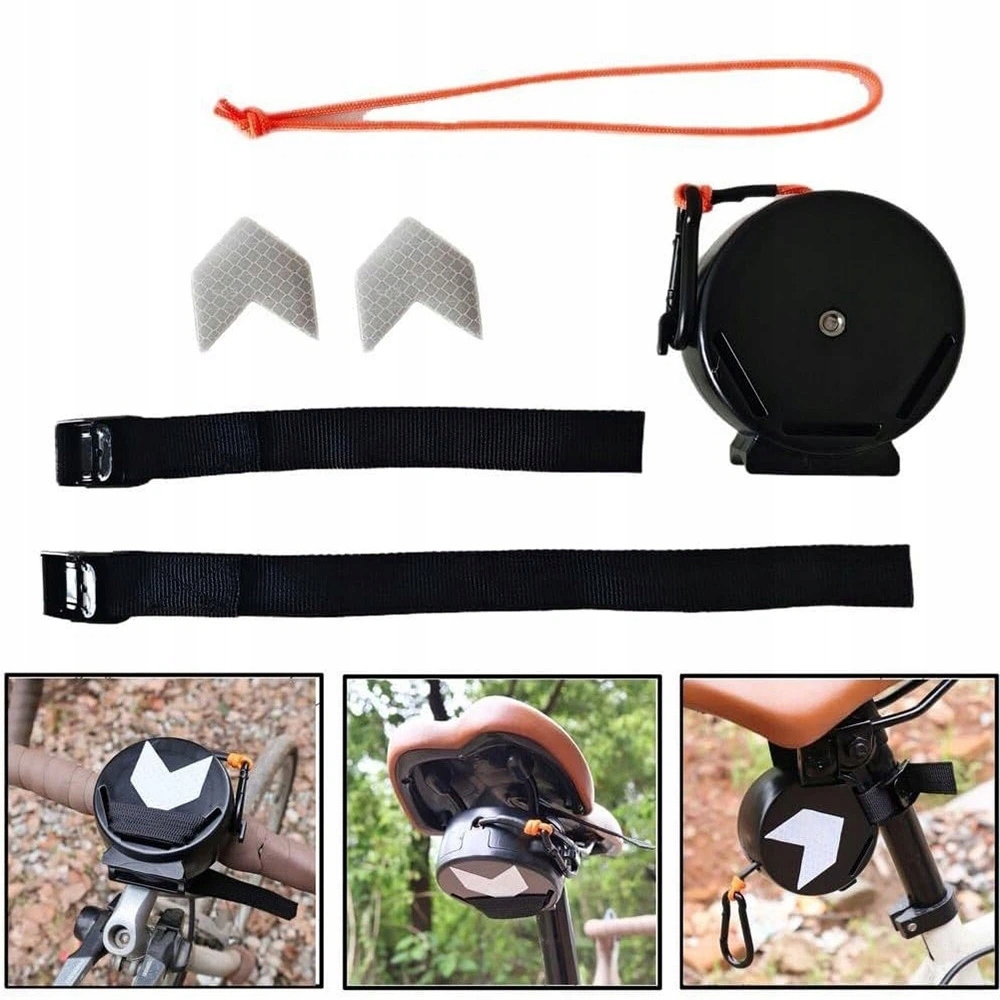 Lehké tažné lano na kolo, rolovací, bezpečné pro děti