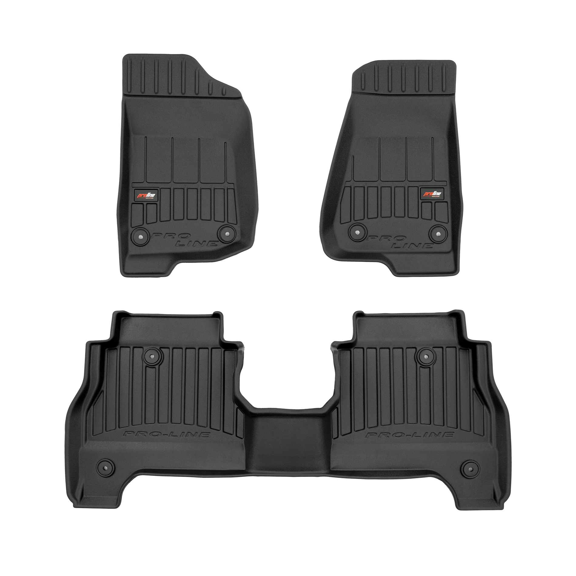 Frogum Gumové 3D koberce pro Jeep Gladiator od roku 2019