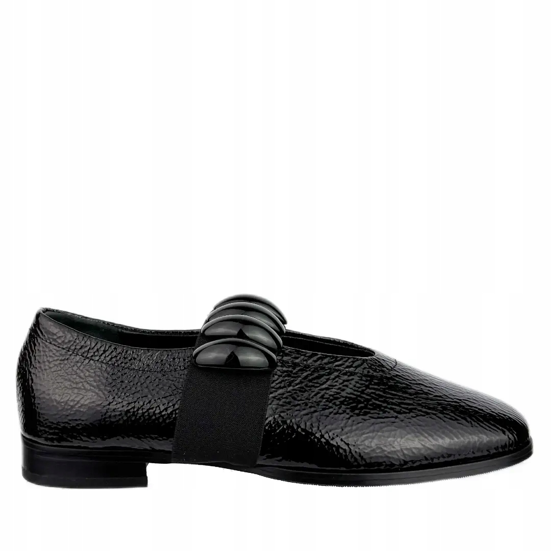 Dámské baleríny Verano 728.826 Syh černý hrášek 38, Černá